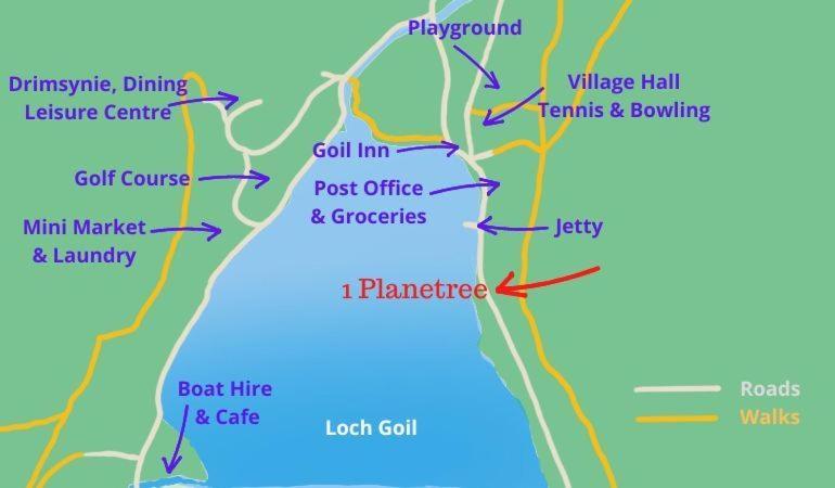 1 Planetree Cottage - Loch View 로크고일헤드 외부 사진